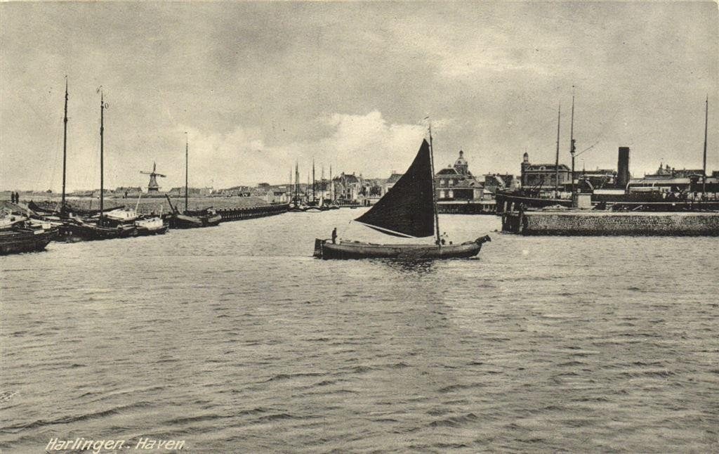 Harlingen. Haven. - ongelopen, Ophalen of Verzenden, 1920 tot 1940, Ongelopen, Friesland