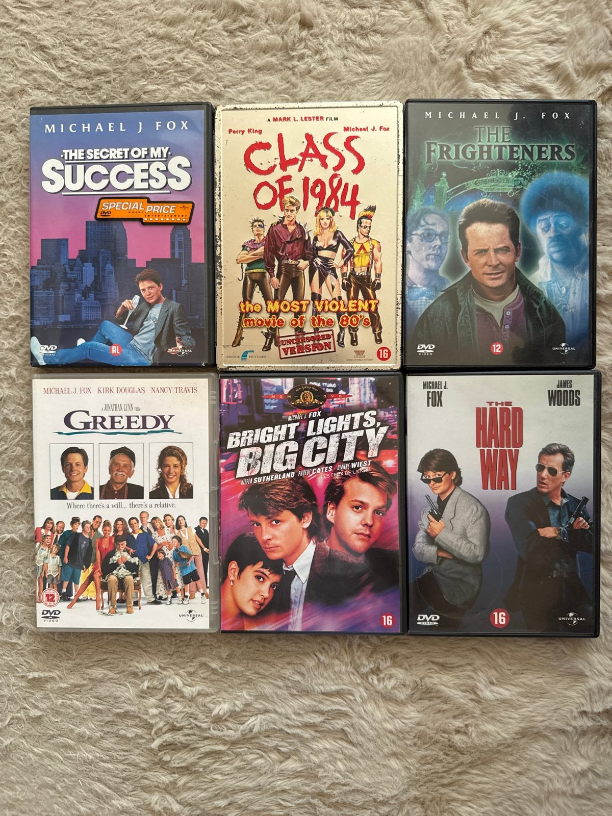 Michael J. Fox DVD Collectie - 6 Films, Vanaf 16 jaar, Nederlands, Ophalen of Verzenden, Gebruikt
