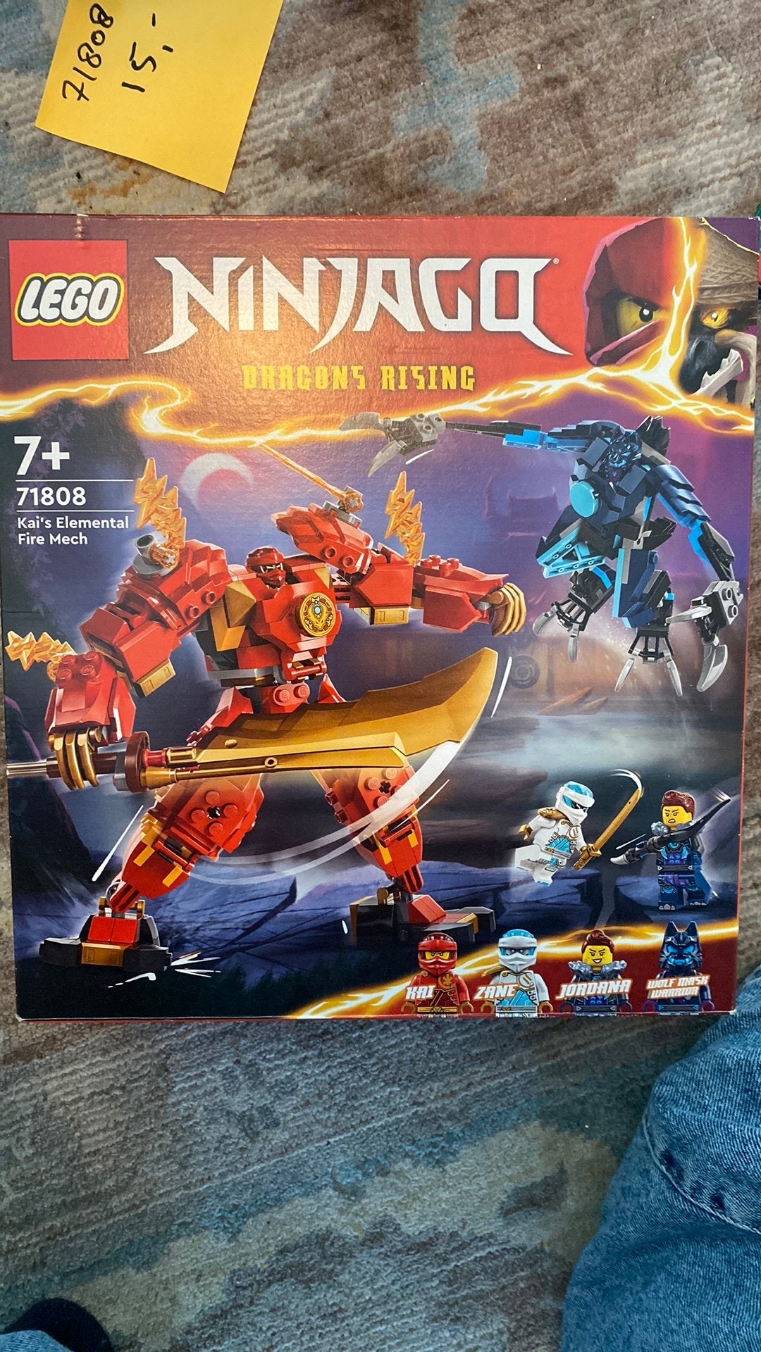 Lego ninjago kai’s elemental fire mech, Ophalen of Verzenden, Gebruikt