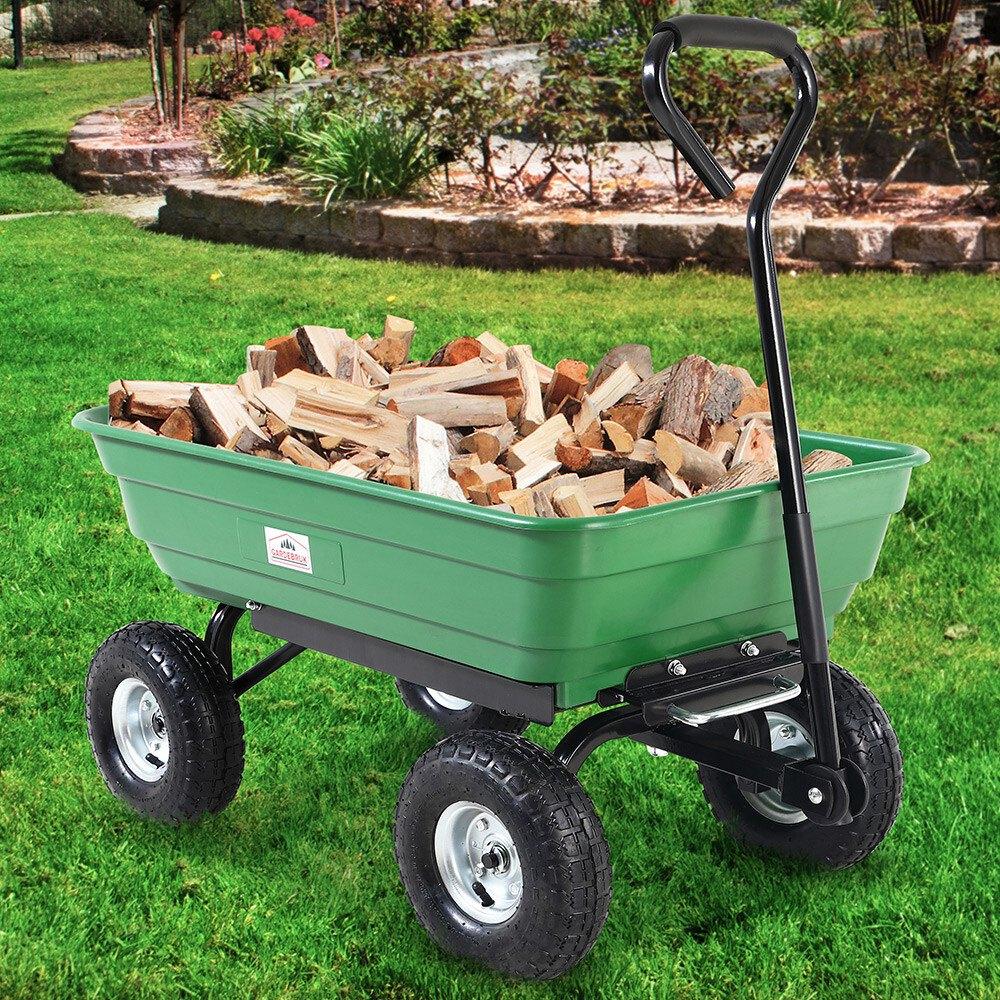 Bolderkar trekkar kiepkar kipwagen groen GRATIS BEZORGD!, Verzenden, Nieuw, Nvt, Nvt