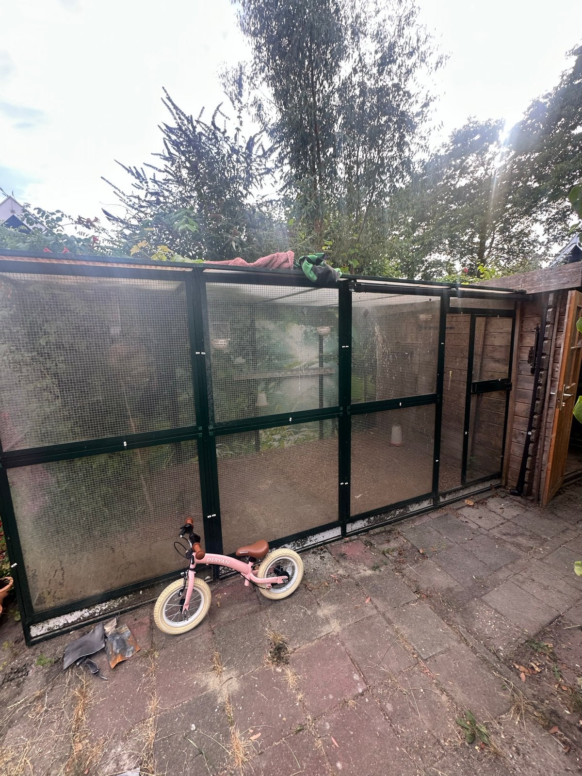 Aluminum voliere, Dieren en Toebehoren, Vogels | Hokken en Kooien, Ophalen, Aluminium, Volière