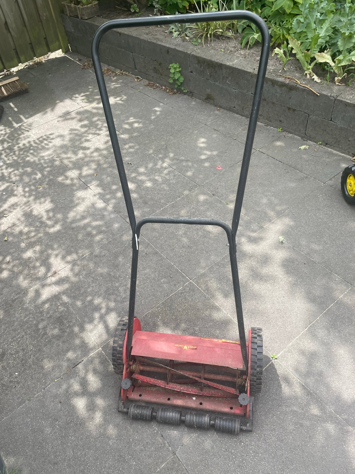 Handgrasmaaier - Ideaal voor kleine tuinen, Tuin en Terras, Grasmaaiers, Ophalen, Gebruikt, Handgrasmaaier, 30 t/m 39 cm