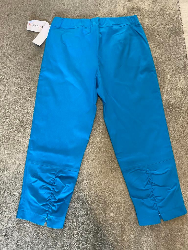 Mona Lisa Capri Broek - Maat 44, Kleding | Dames, Blauw, Maat 46/48 (XL) of groter, Nieuw, Ophalen of Verzenden