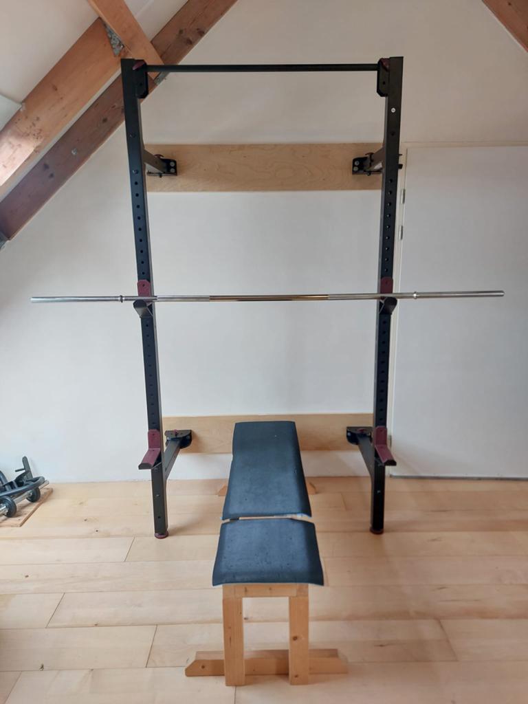 halterrek, Ophalen, Fitnessbank
