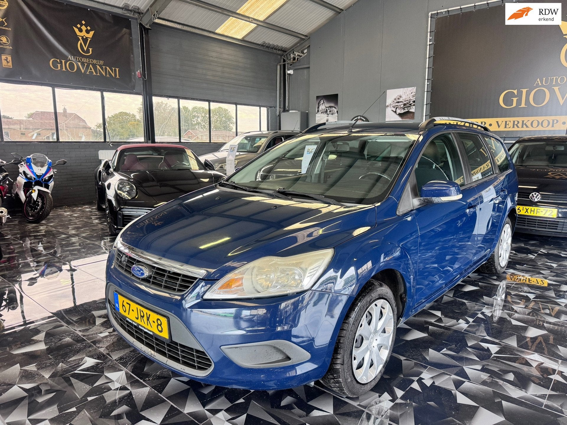 Ford Focus Wagon 1.8 Titanium Flexi Fuel inruil mogelijk, 125 pk, 4 cilinders, Euro 4, 57 €/maand