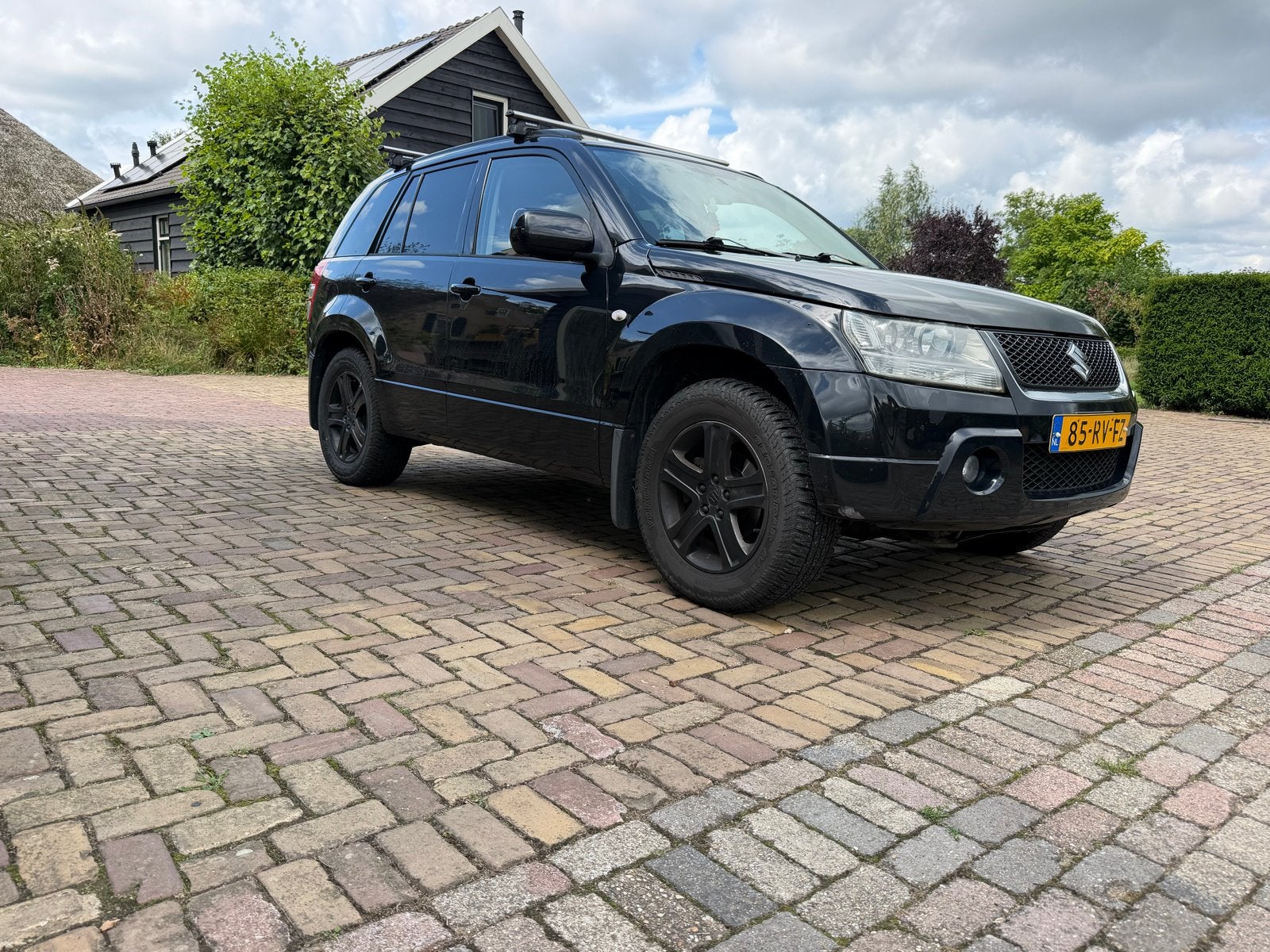 Suzuki Grand Vitara 2.0 5D 2005 Zwart, Auto's, 1995 cc, 4 cilinders, 1850 kg, Grand Vitara