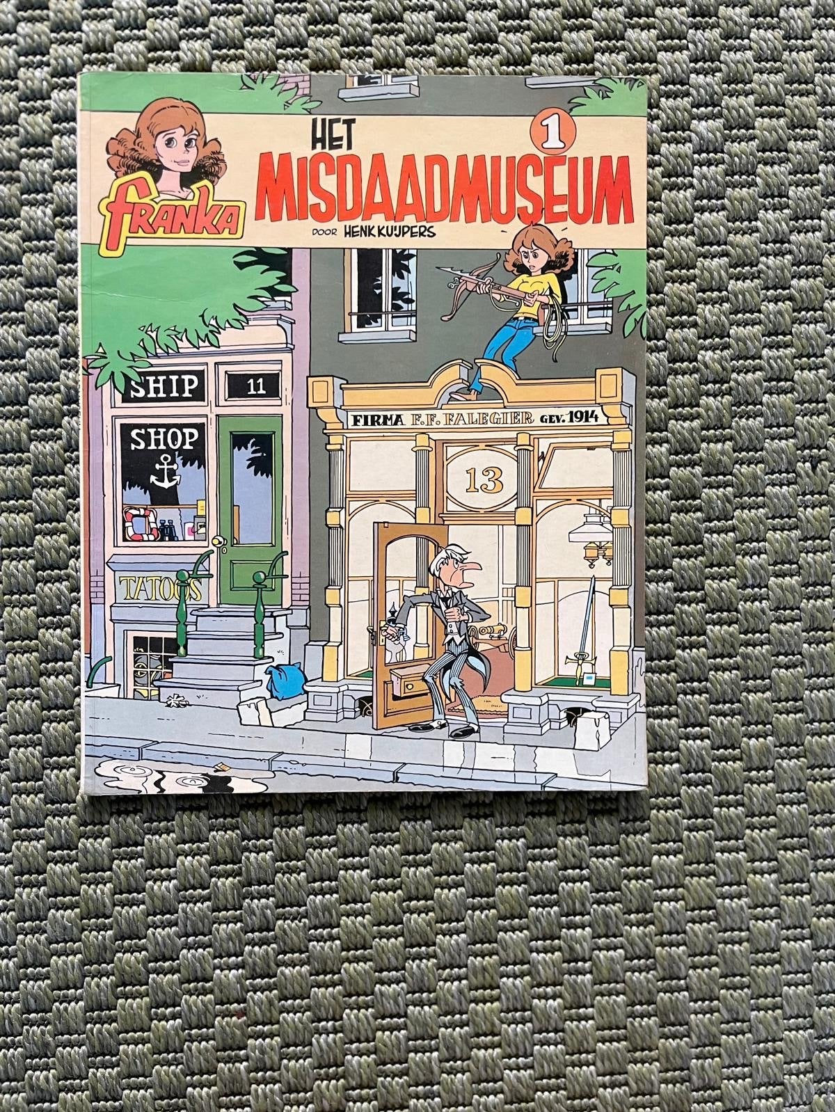 Franka - Het Misdaadmuseum - Eerste Druk - Nette Staat, Eén stripboek, Ophalen, Gelezen