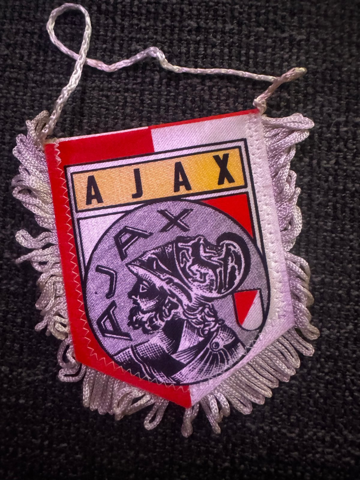 Vintage Ajax Vaantje - Voetbal Memorabilia, Verzamelen, Ophalen of Verzenden, Gebruikt, Ajax, Vaantje of Sjaal