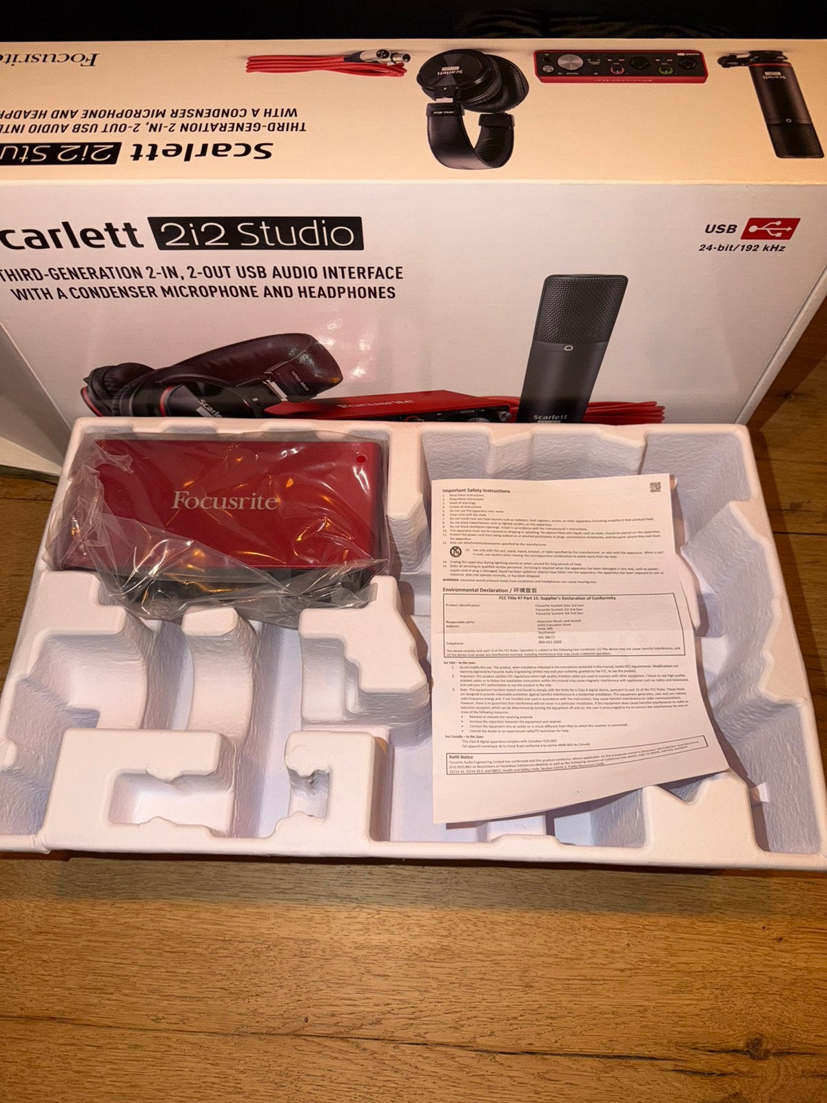 Focusrite Scarlett 2i2 (3rd Gen) – Zo goed als nieuw, Computers en Software, Geluidskaarten, Ophalen, Nieuw