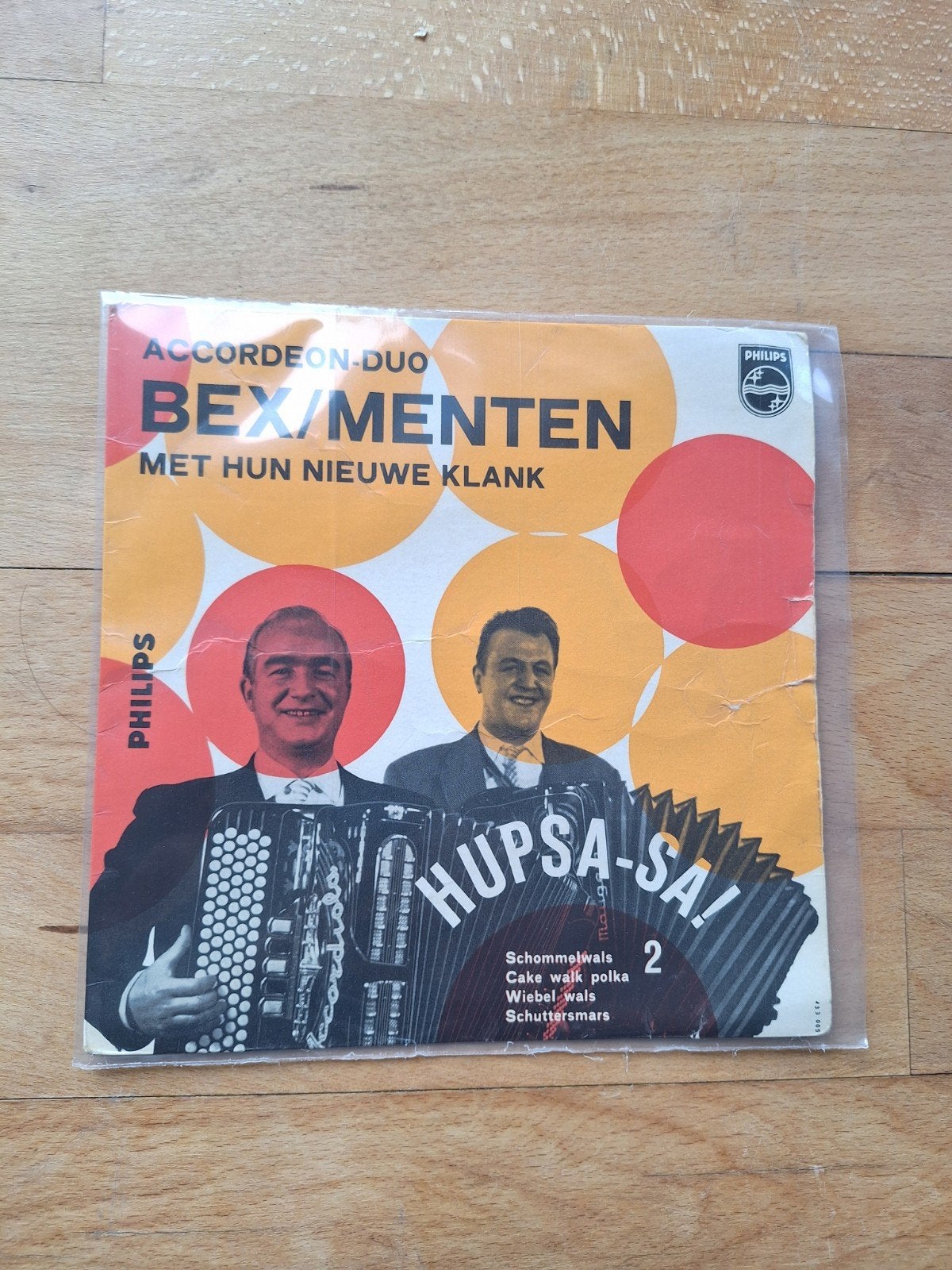Bex/Menten - Hupsa-Sa! (EP, Philips 433 005 PE), Gebruikt, 7 inch, Ophalen of Verzenden, EP