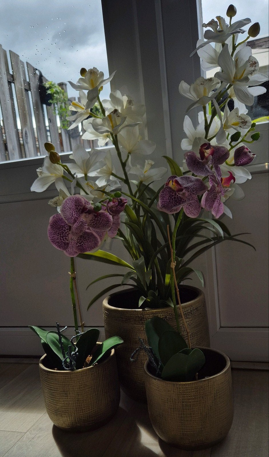 Kunstplanten ( orchideeën )., Ophalen, Binnen, Zo goed als nieuw, Kunststof