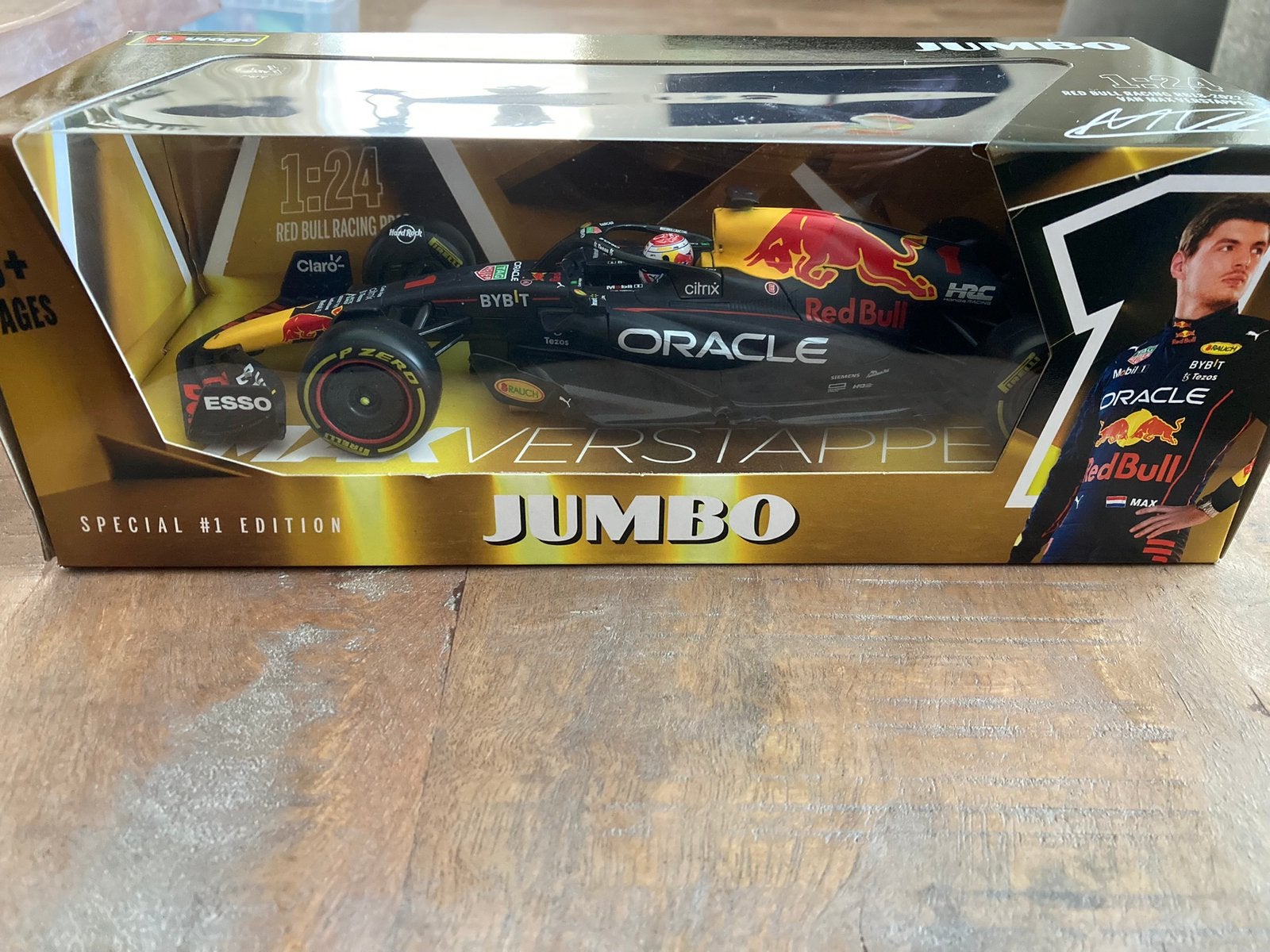RB18 2022 Max Verstappen Jumbo F1 auto Nieuw!, Ophalen of Verzenden, Nieuw, Auto, Bburago