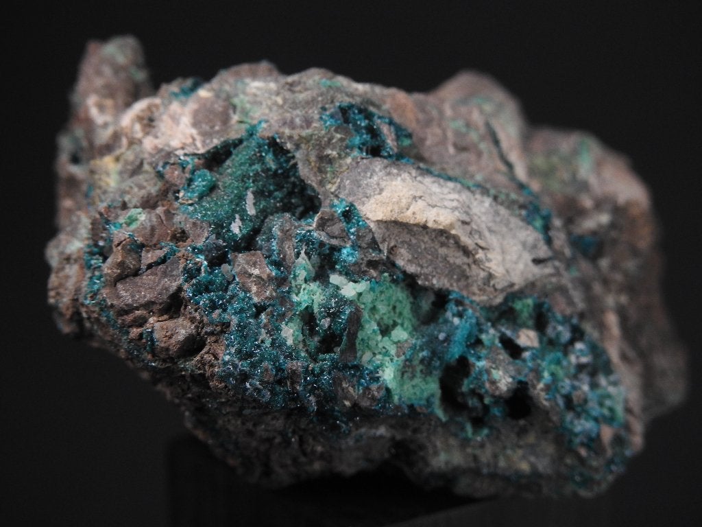 Dioptaas op matrix, Verzamelen, Verzenden, Mineraal