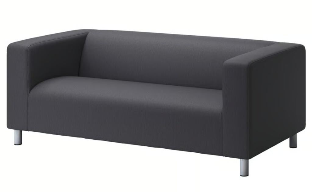 Gratis 2x klippan bank zwart, Huis en Inrichting, Banken | Bankstellen, Ophalen, Gebruikt, 150 tot 200 cm, Tweepersoons