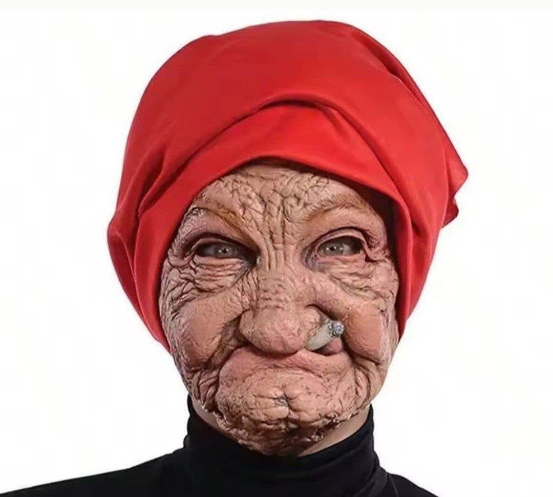 Masker Oude Rokende Vrouw, Verzenden, Nieuw