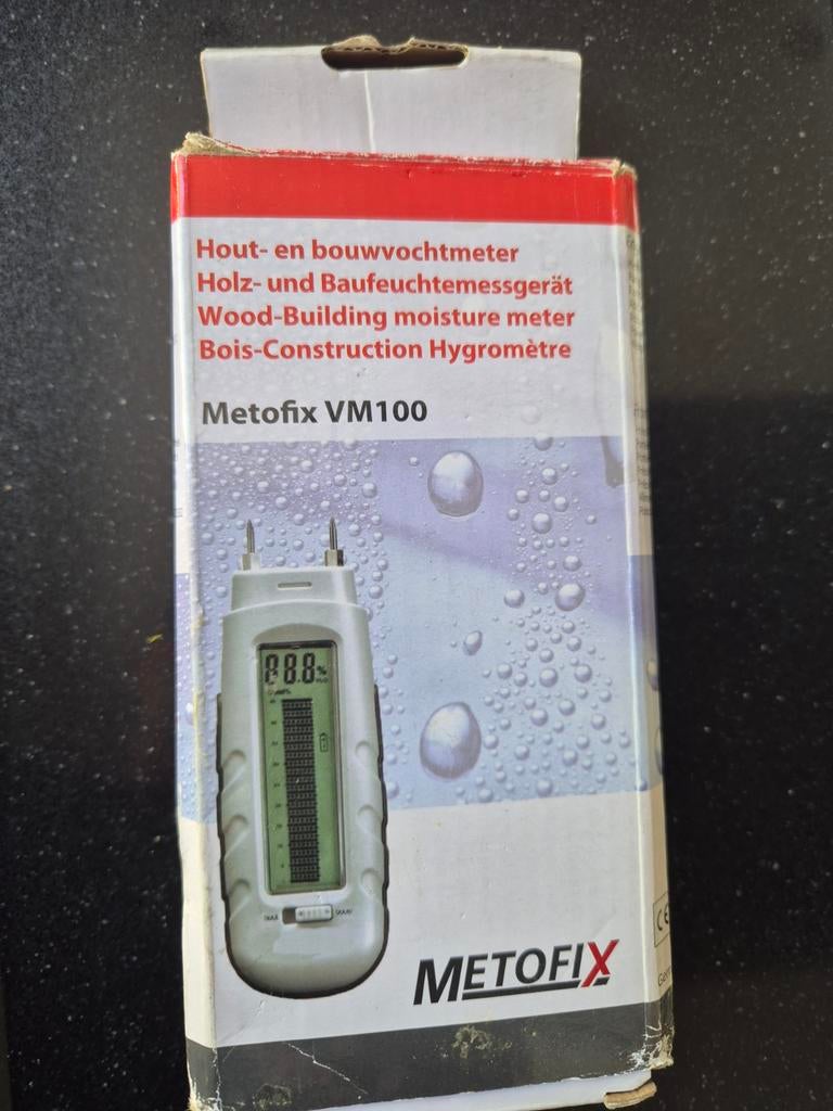 Hout vochtmeter. Goed te gebruiken bij Repair care, Ophalen of Verzenden, Nieuw