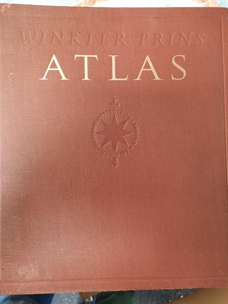 Winkler Prins Atlas - Wereldatlas (1951), Boeken, Gelezen, Winkler Prins / Elsevier, Overige atlassen, Ophalen of Verzenden