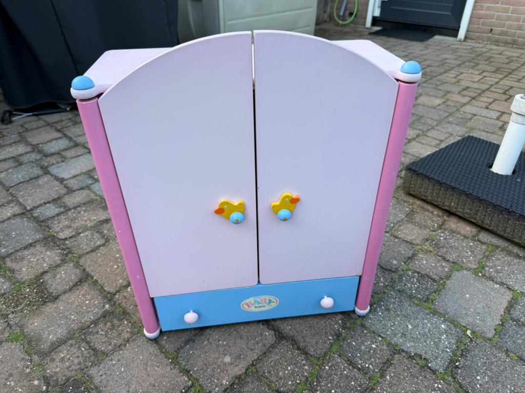 Baby born kledingkast met hangers, Ophalen, Zo goed als nieuw, Overige typen