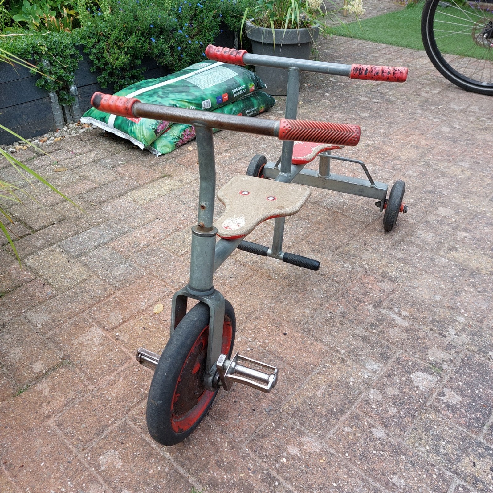 Vintage duo fiets, Ophalen of Verzenden, Gebruikt, Trapvoertuig