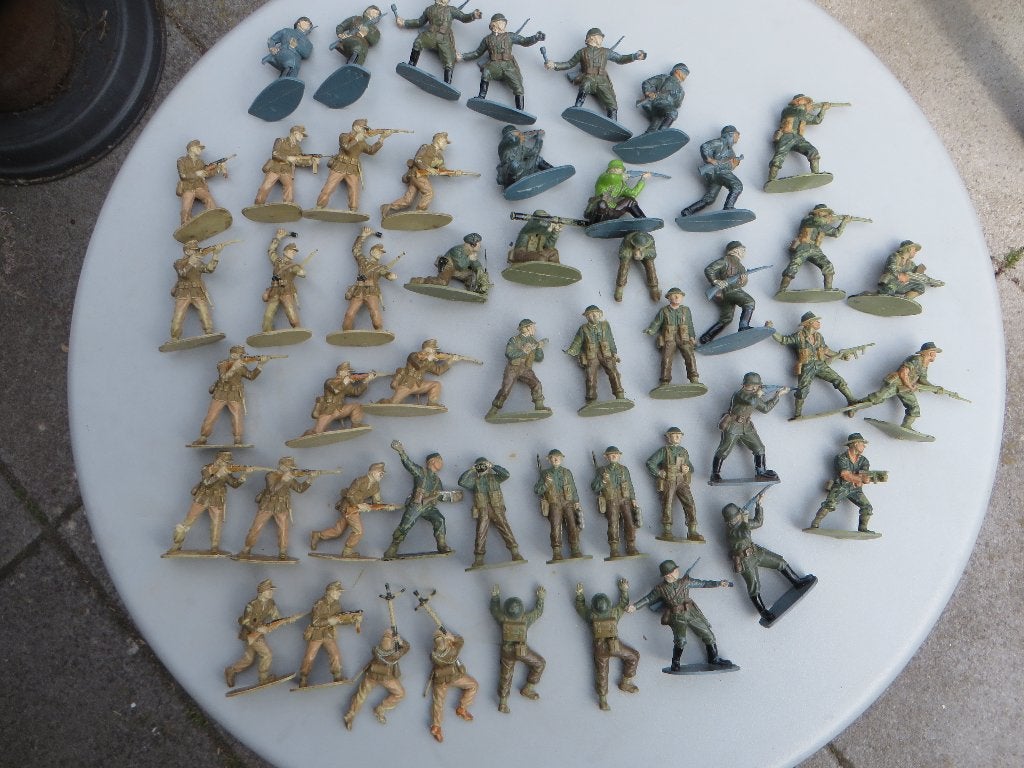 Groot kavel Airfix/Matchbox figuren, Verzamelen, Poppetjes en Figuurtjes, Verzenden, Gebruikt