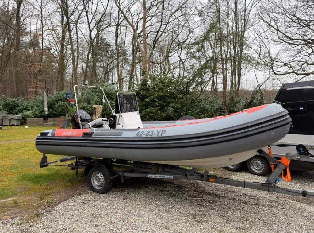 Rib sacs 5.30 met 30 pk suzuki elektrische gestart, Ophalen of Verzenden, Gebruikt, Benzine, Overige materialen