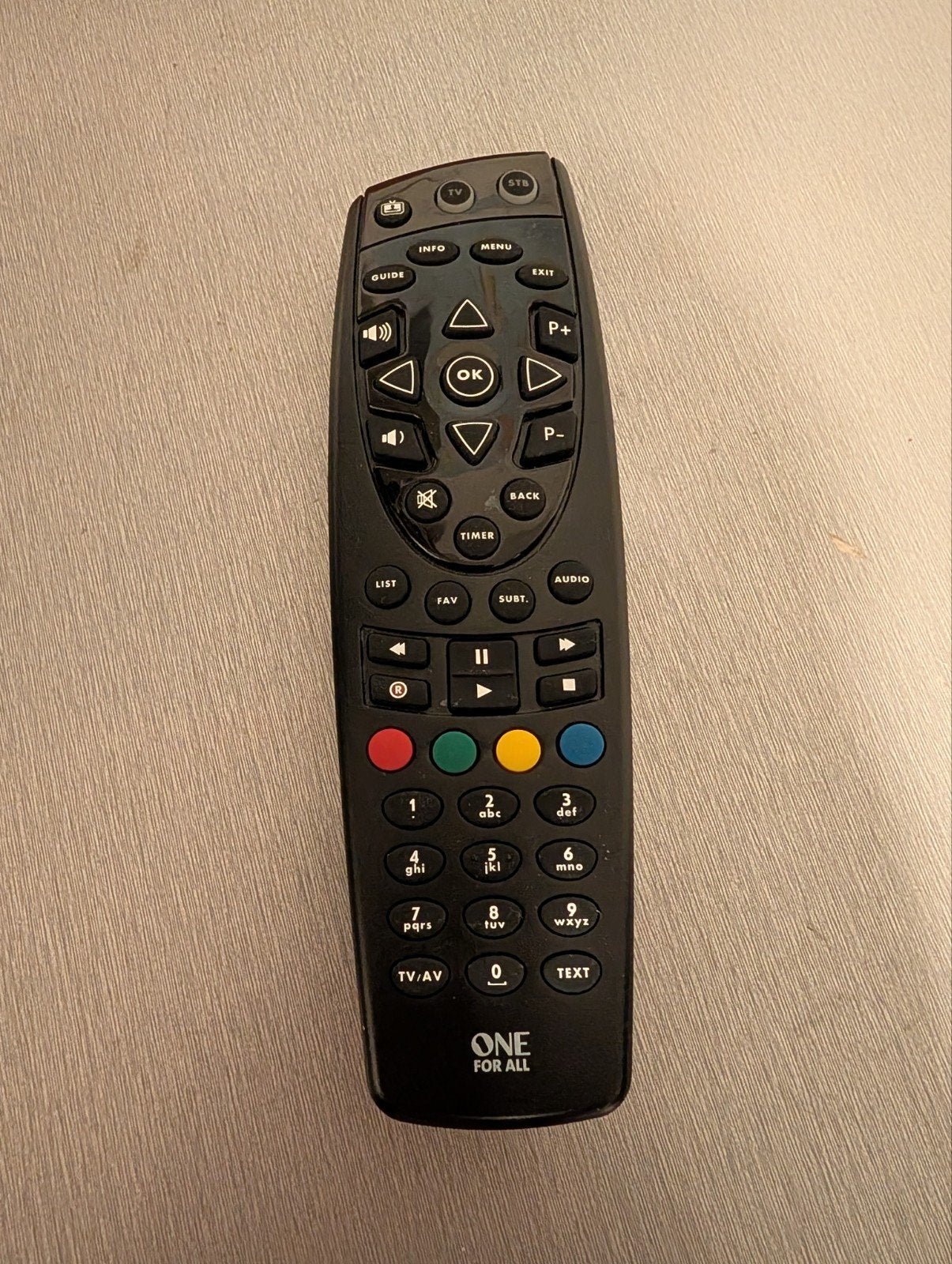 One For All universele afstandsbediening, Audio, Tv en Foto, Ophalen of Verzenden, Gebruikt, Universeel, Dvd