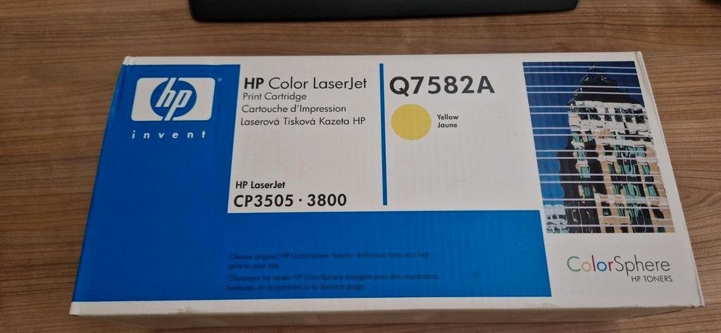 HP 503A originele gele LaserJet tonercartridge, Computers en Software, Printerbenodigdheden, Ophalen of Verzenden, Zo goed als nieuw