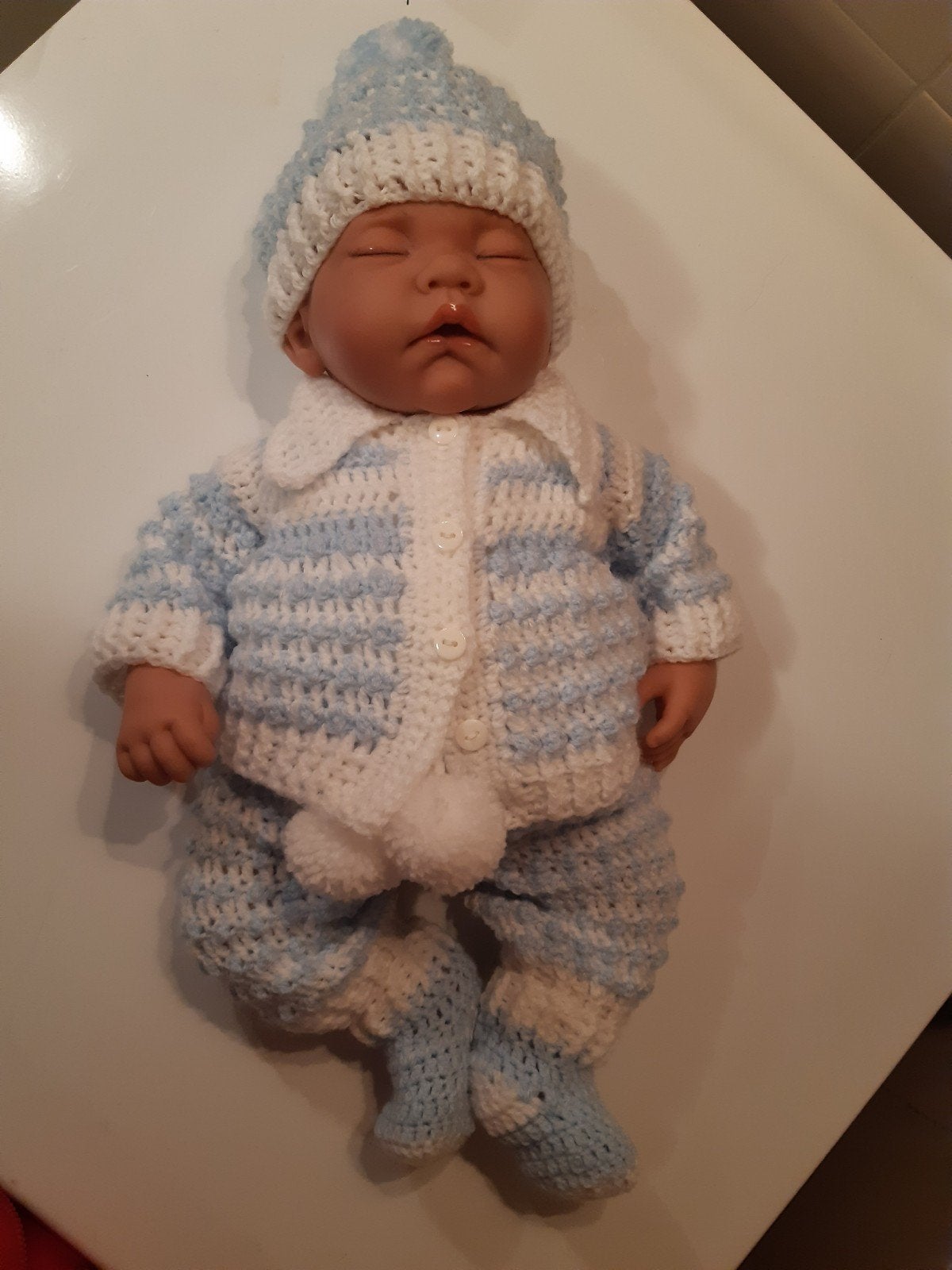 gehaakt setje voor pop 40 cm, Ophalen of Verzenden, Nieuw, Babypop