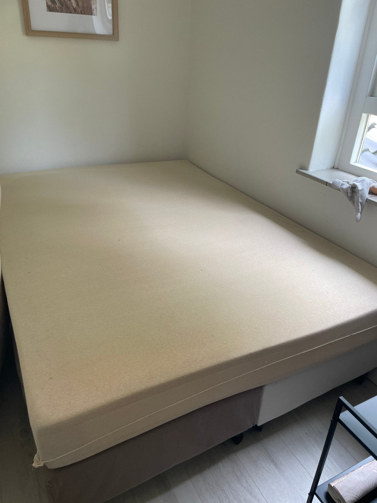 Gratis bed 1.40/2.00 meter, Ophalen, Gebruikt, Bokspring te, Tweepersoons