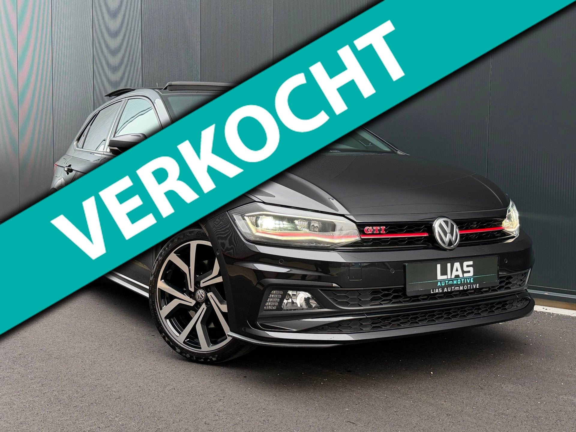 Volkswagen Polo 2.0 GTI Full options | PANO | Beats | Keyles, Dealer onderhouden, Stof, Gebruikt, Zwart