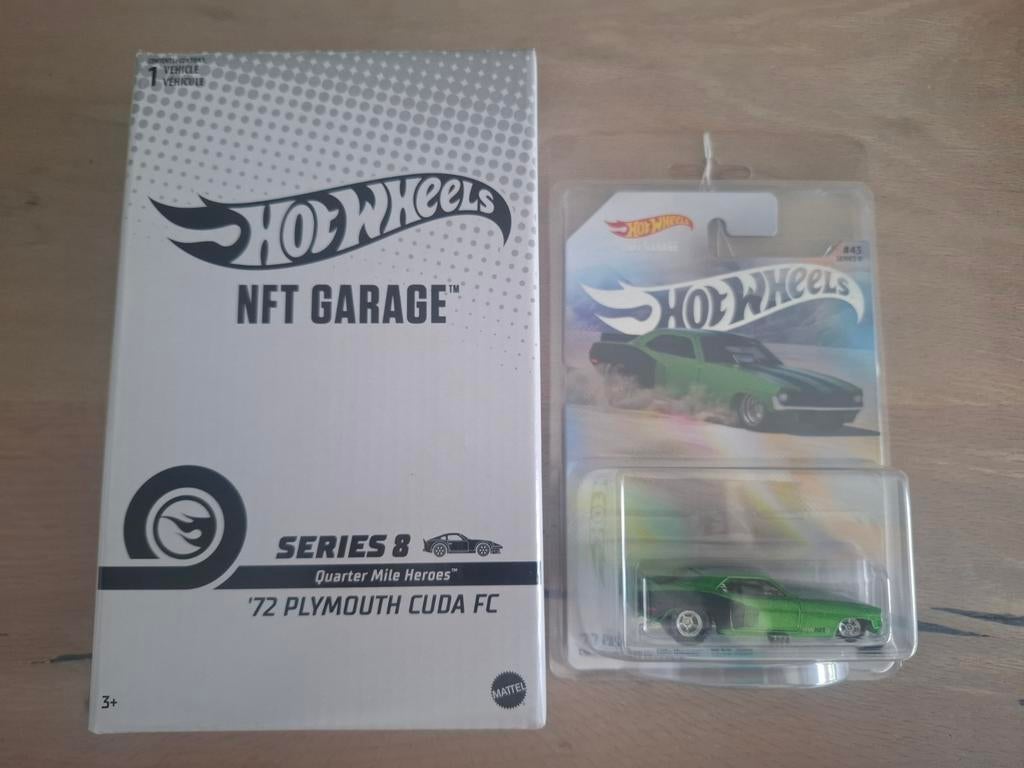 Hot Wheels NFT - '72 Plymouth Cuda FC, Ophalen of Verzenden, Nieuw, Auto
