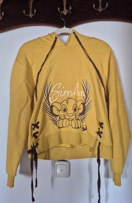 Disney The Lion King Simba hoodie, Disney, Geel, Ophalen of Verzenden, Maat 36 (S)
