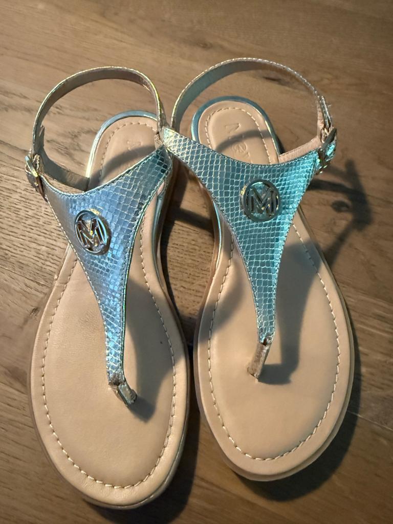 Mexx sandalen  Goud maat 38, Ophalen, Zo goed als nieuw, Overige kleuren, Sandalen of Muiltjes