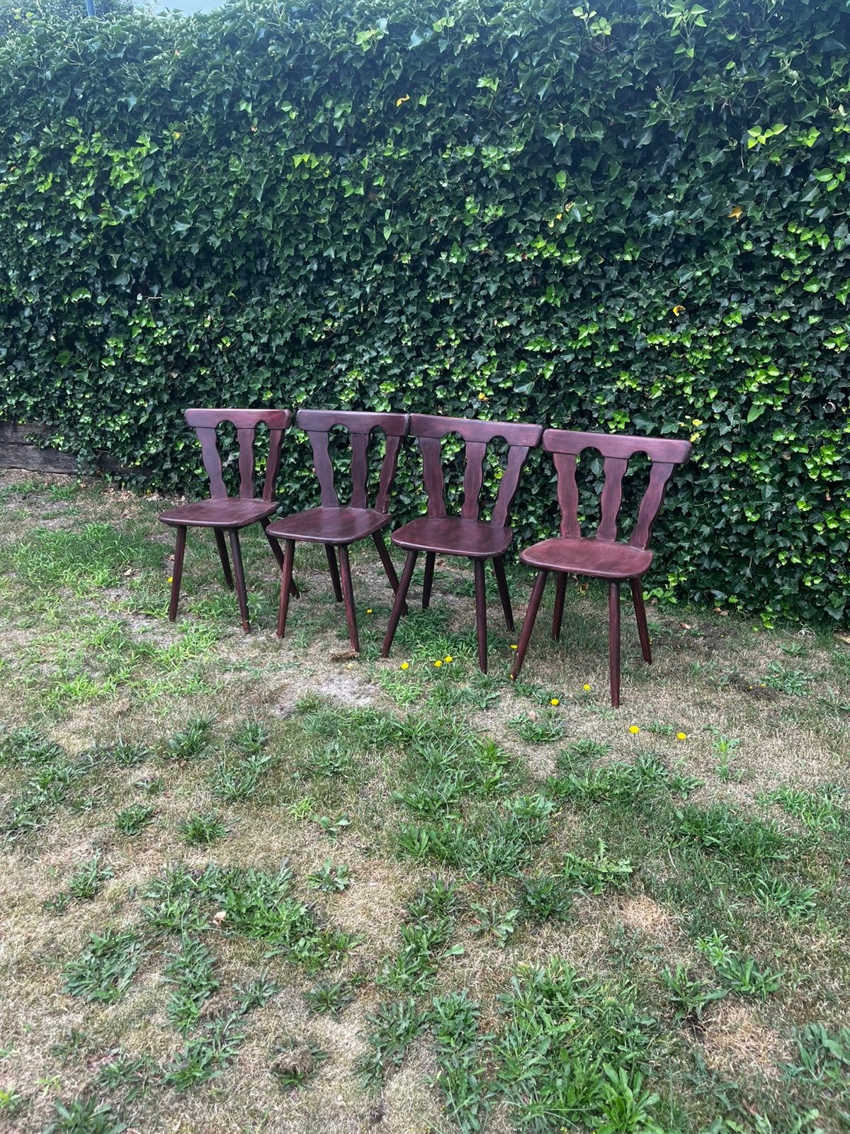 Houten stoelen, Tuin en Terras, Tuinhekken en Hekwerk, Ophalen, Zo goed als nieuw, IJzer, Tuinhek