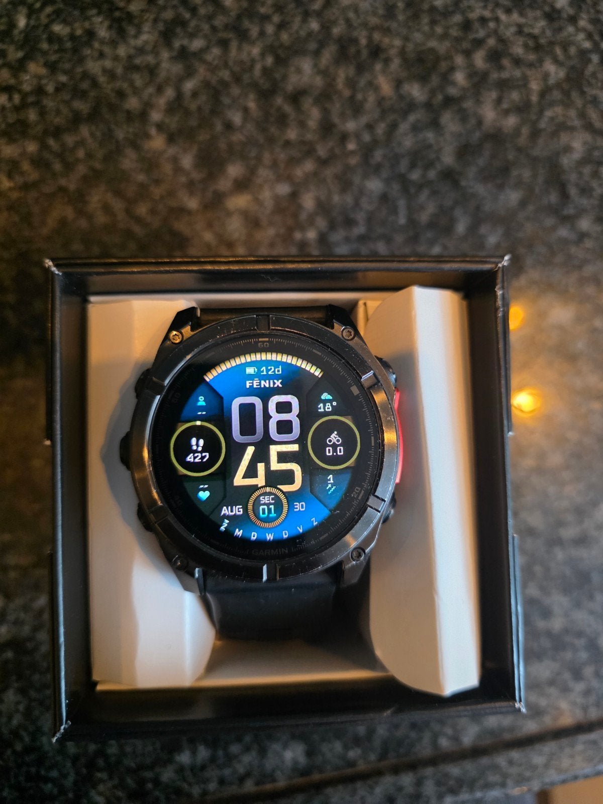 Garmin Fenix 8 Smartwatch 51mm, Zwart, Garmin, Ophalen of Verzenden, Zo goed als nieuw