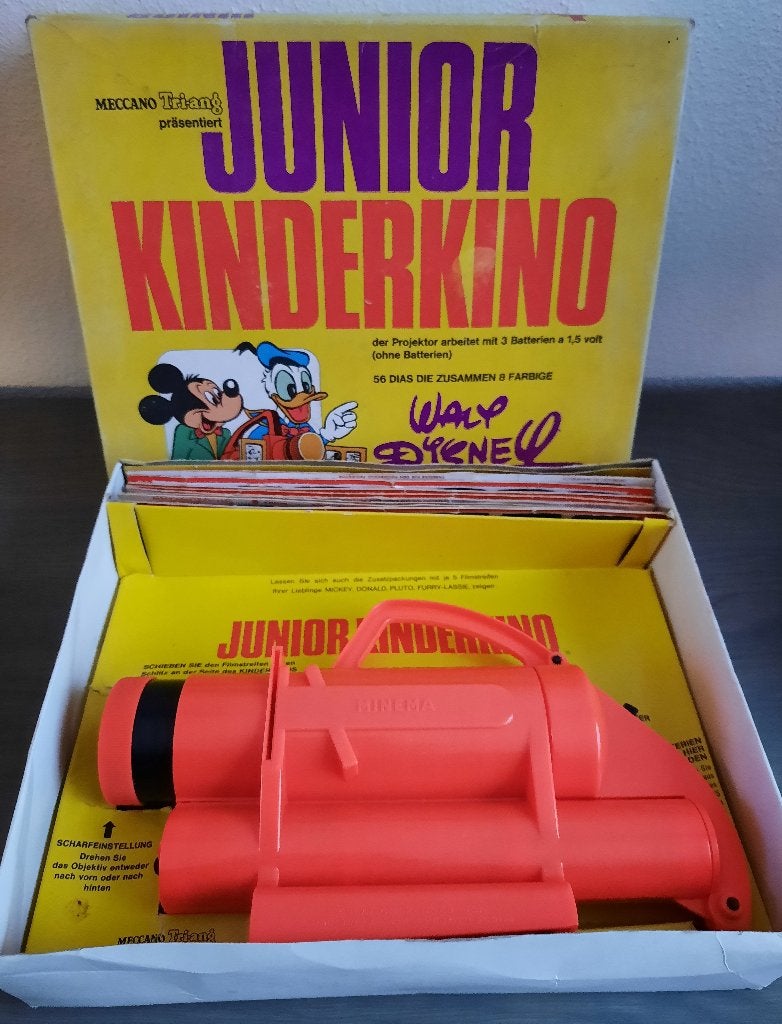 meccano tri-ang junior kinderkino - diaprojector - Disney, Verzamelen, Disney, Gebruikt, Overige typen, Overige figuren, Ophalen of Verzenden