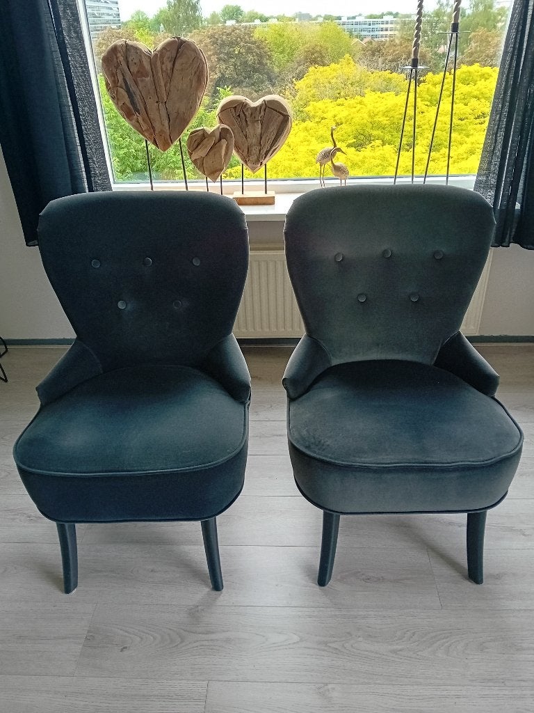 stoelen, Huis en Inrichting, Ophalen, Twee, Zo goed als nieuw, Stof