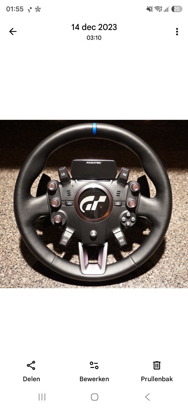 Fanatec Gran Turismo DD extreme racestuur incl QR2 excl base, Spelcomputers en Games, Racestuur, Zo goed als nieuw, Fanatec, Direct drive