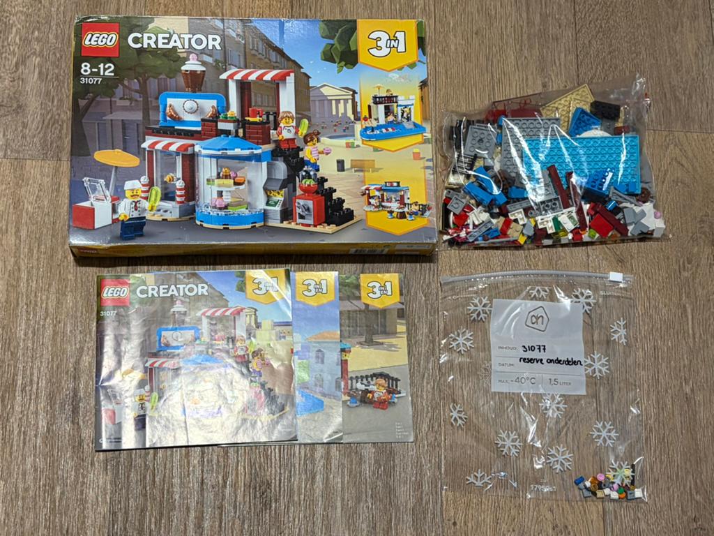 Lego Creator set 31077 Modulaire zoete traktaties incl. doos, Lego, Compleet, Ophalen of Verzenden, Zo goed als nieuw