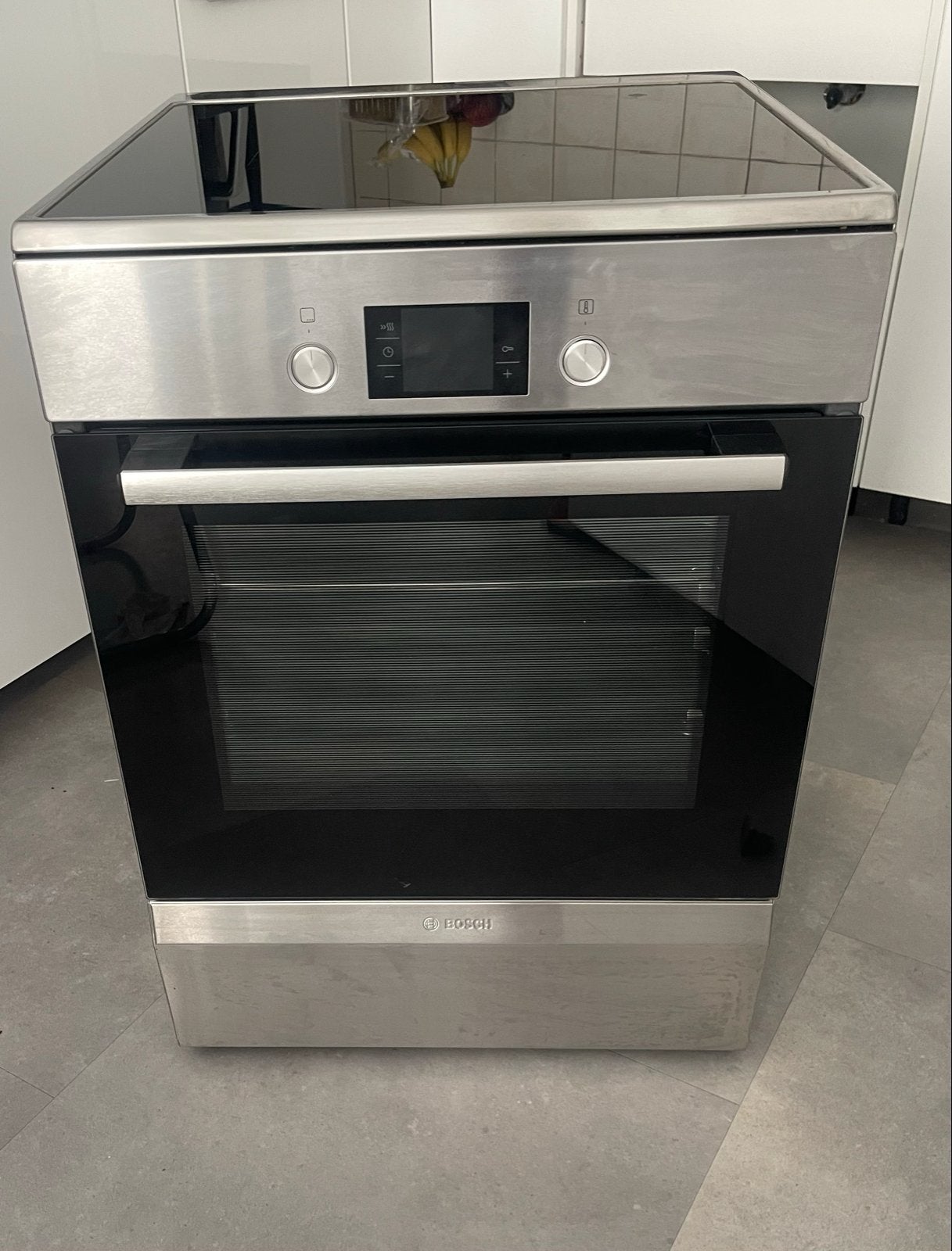 Bosch Fornuis met Inductiekookplaat, Witgoed en Apparatuur, Ophalen, Hete lucht, 60 cm of meer, 4 kookzones