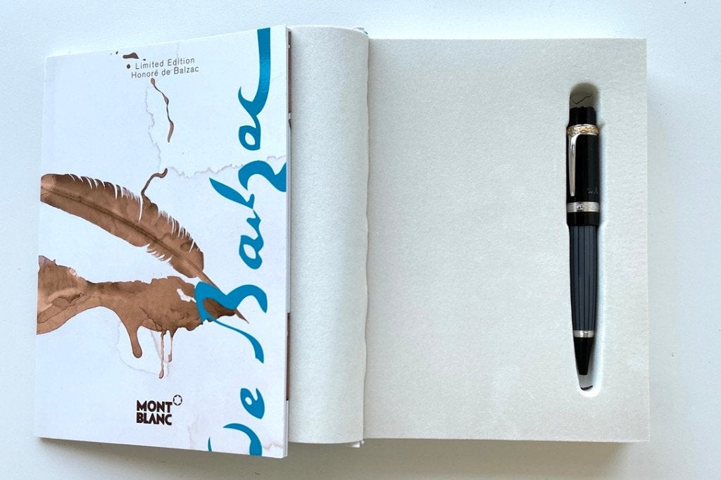 Montblanc Writers Editions Balpennen, Wilde, Dumas en Balzac, Ophalen of Verzenden, Zo goed als nieuw, Balpen, Mont Blanc