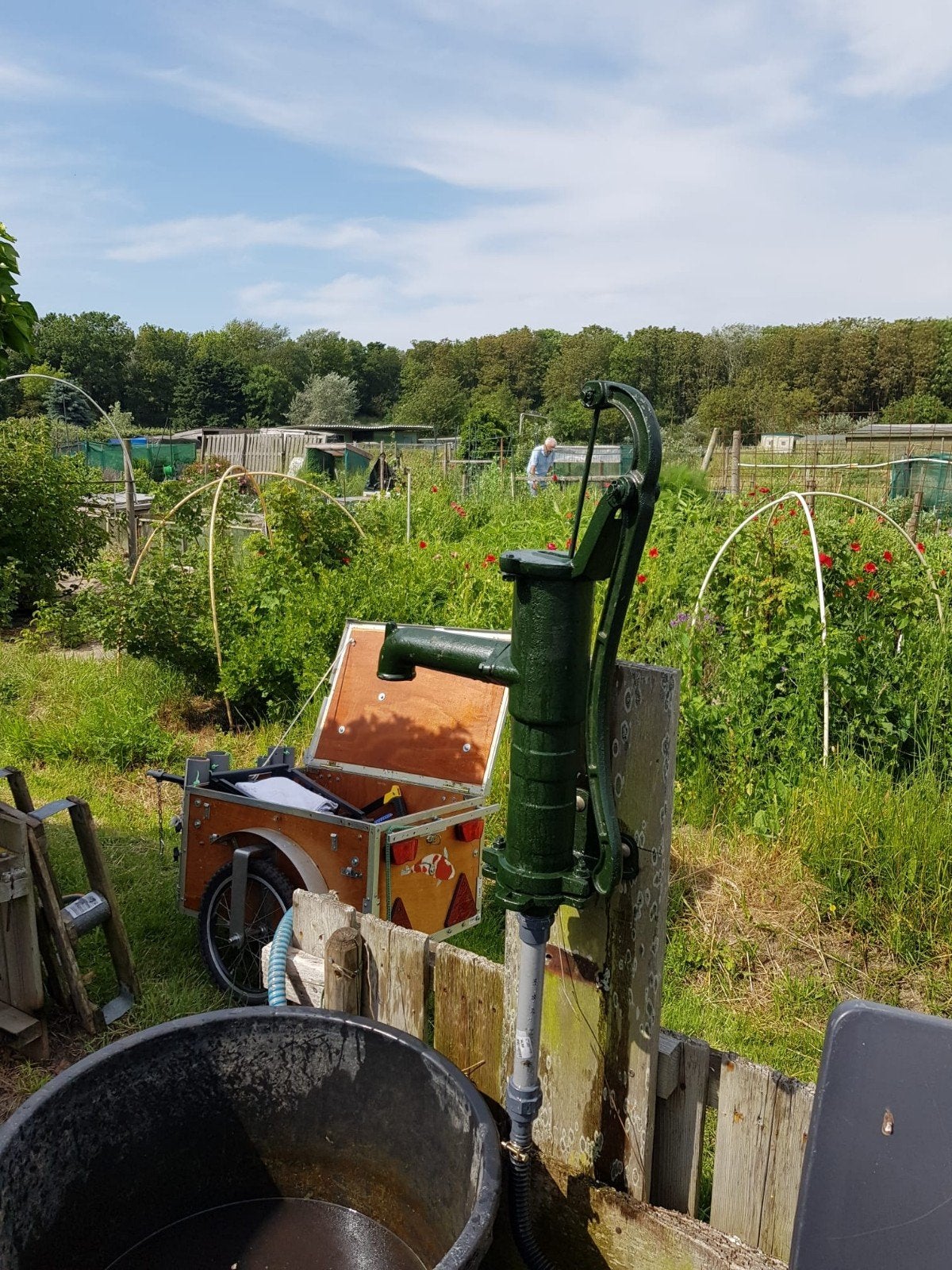 Mooie viskar/aanhangwagen/Kar voor achter fiets/scootmobiel, Ophalen, 80 kg of meer