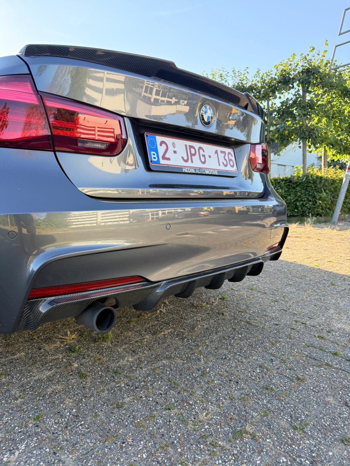 BMW f30 carbon diffuser (CT carbon) single links, Ophalen