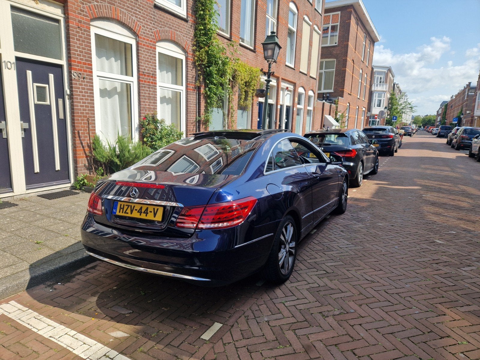 Mercedes-Benz E-Klasse E220 CDI Coupe A7 2014 Blauw, Auto's, Mercedes-Benz, Achterwielaandrijving, 1800 kg, Zwart, 4 cilinders