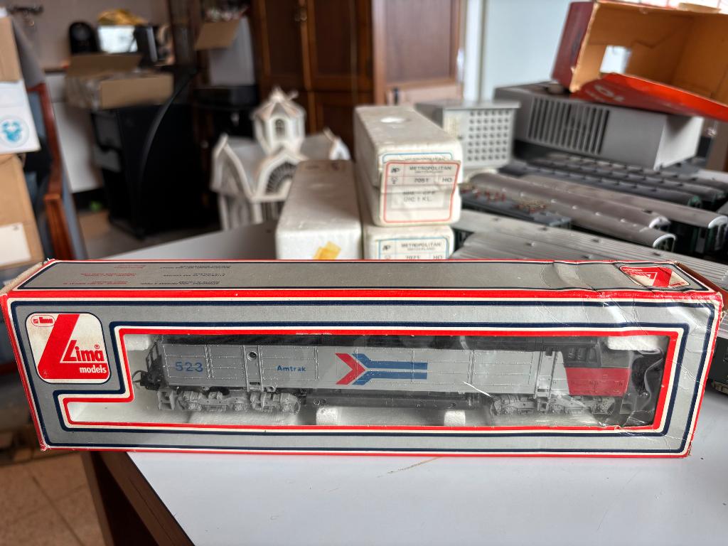 Lima Amtrak locomotief 523, Ophalen of Verzenden, Gelijkstroom, Locomotief, Lima