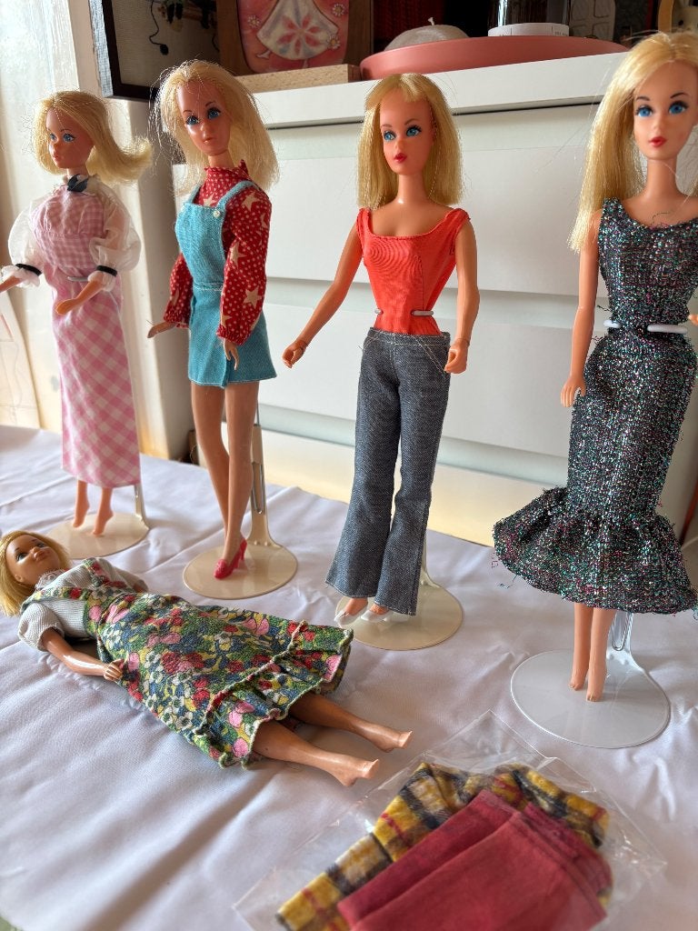 Lot vintage barbie’s skooter skipper, Verzamelen, Ophalen of Verzenden, Gebruikt, Fashion Doll