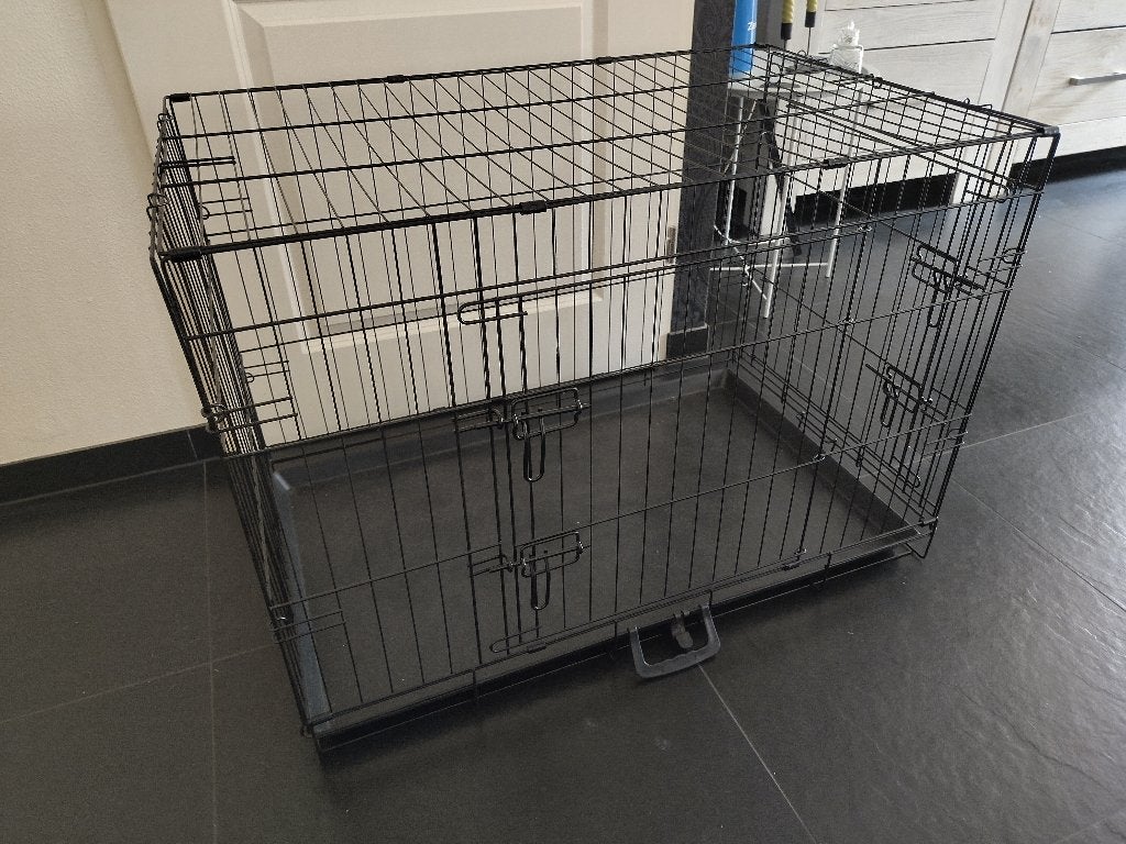 Adori Safety bench met 2 deuren zwart, Ophalen, Zo goed als nieuw