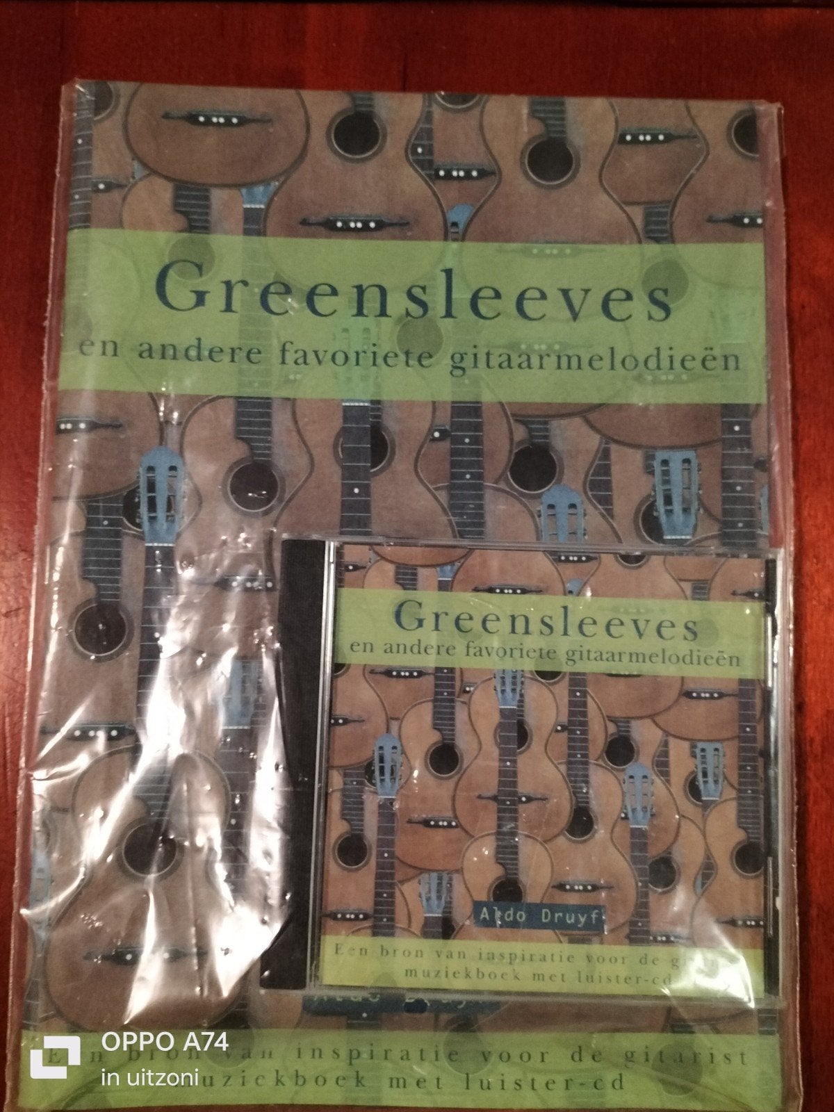 Greensleeves: Gitaarmelodieën met CD - Aldo Druyf, Ophalen of Verzenden, Nieuw, Instrument, Aldo Druyf