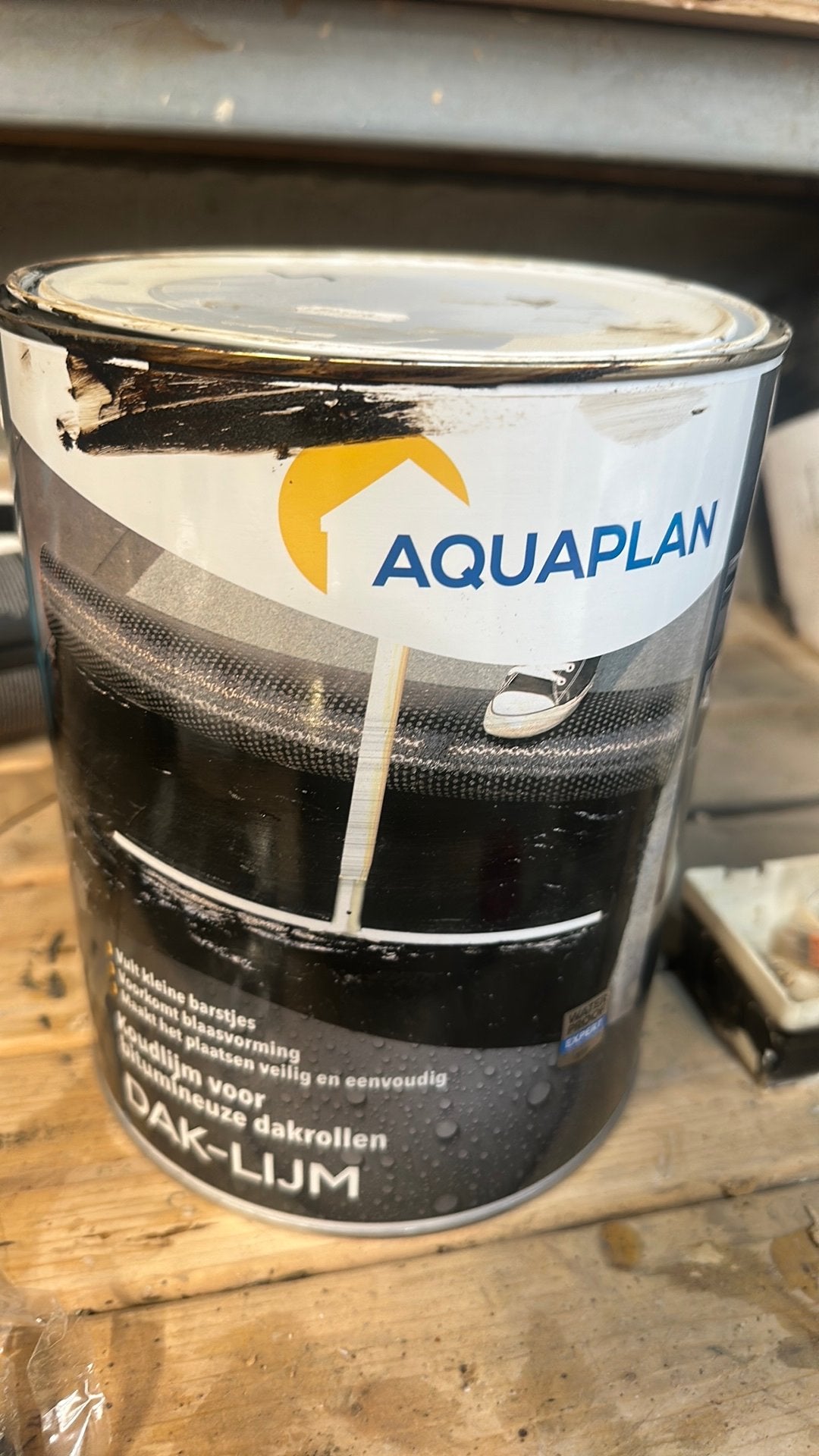 Aquaplan Daklijm, Ophalen, Loswal 12, Zwart, Nieuw