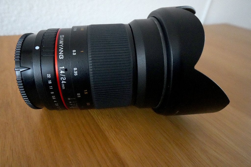 Groothoek lenzen Samyang FF Sony A-mount 14mm en 24mm, Zo goed als nieuw, Handmatige focus, Sony A-mount, 14 mm